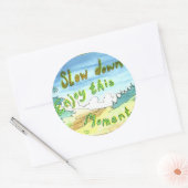 今楽しむ時 ラウンドシール (封筒)