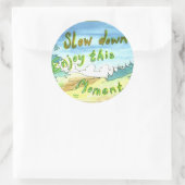 今楽しむ時 ラウンドシール (バッグ)