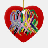 今治療の蟹座の数々のリボンのオーナメント セラミックオーナメント (裏面)