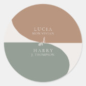 今熱狂するすぐ結婚の ラウンドシール (正面)