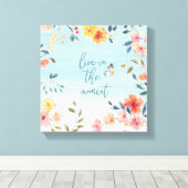 今生きる – 自然の至福 キャンバスプリント (インサイチュ (ウッドフロア))