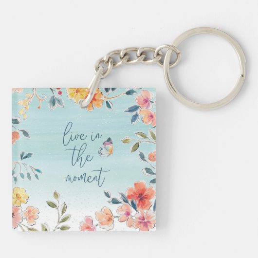 今生きる – 自然の至福 キーホルダー (裏面)