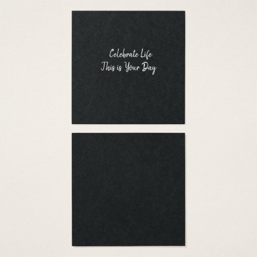 今祝日の人生 (正面&裏面)