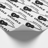 今私はむしろウクレレを遊んでいました ラッピングペーパー (角)