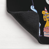 今私は6歳になりました 動物園での6歳の誕生日 マウスパッド (コーナー)