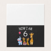 今私は6歳の誕生日　動物園で６歳の誕生日 (外部フラット)