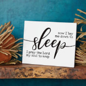 今私を寝かせて眠りに就く 子供部屋の看板 フォトプラーク (側面)