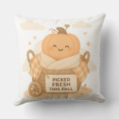 今秋収穫 かわいいパンプキン ハロウィン クッション (裏面)