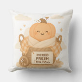 今秋収穫 かわいいパンプキン ハロウィン クッション (正面)
