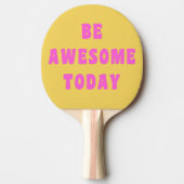 今素晴らし日の感動的高揚ことわざ 卓球ラケット (正面)