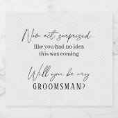 今行動は驚いたブライダルパーティ提案 ビールラベル (シングルラベル)