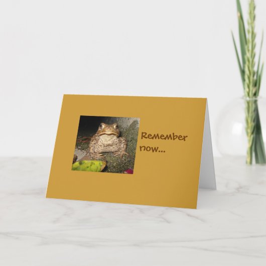 …今覚えて下さい カード (正面)