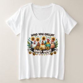 今誰があなたを呼んでい熱狂するる プラスサイズTシャツ