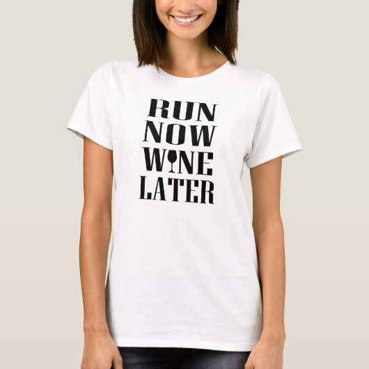 今走後、ワイン Tシャツ (正面)