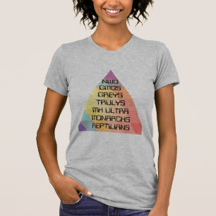 今超MKの陰謀のTシャツ Tシャツ