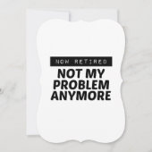 今退職したは 案内状 (正面)