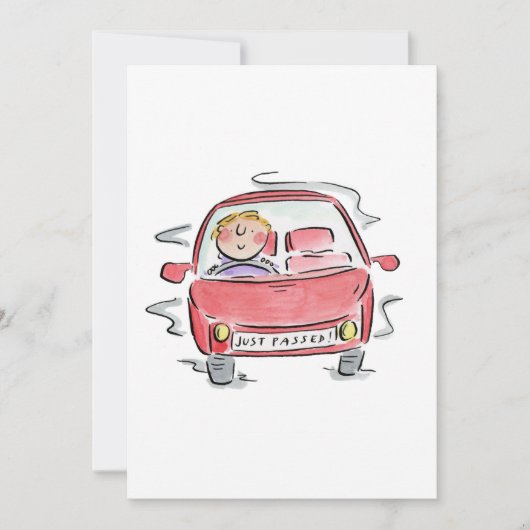 今通った! 招待状 (正面)