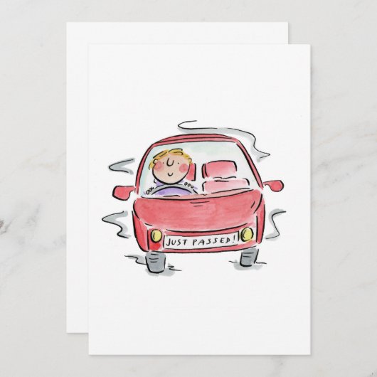 今通った! 招待状 (正面/裏面)