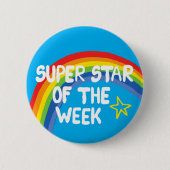 今週のスーパースターの学生の素晴らしい学生 缶バッジ (正面)