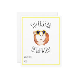 今週のスーパースター - 賞状