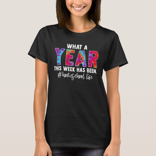 今週のホームスクール生活アプリの今年 Tシャツ (正面)