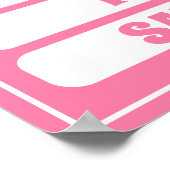 今週の女の子の部屋の可愛い学ピンクの日 ポスター (角)