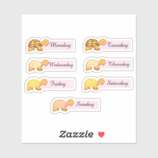 今週の日のコンチャ シール