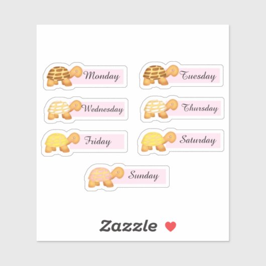 今週の日のコンチャ シール (シート)