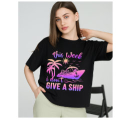 今週はクルーズ愛好家のため船をあげない トライブレンドTシャツ