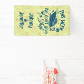 今週は船のカップル与えズ・クルーズ・ドアではない 横断幕 (インサイチュ)