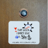 今週は船のドアのク与えルーズキャビンを持たない マグネット