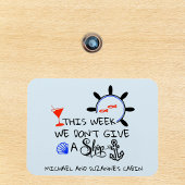 今週は船のドア与えのクルーズキャビンを持たない マグネット