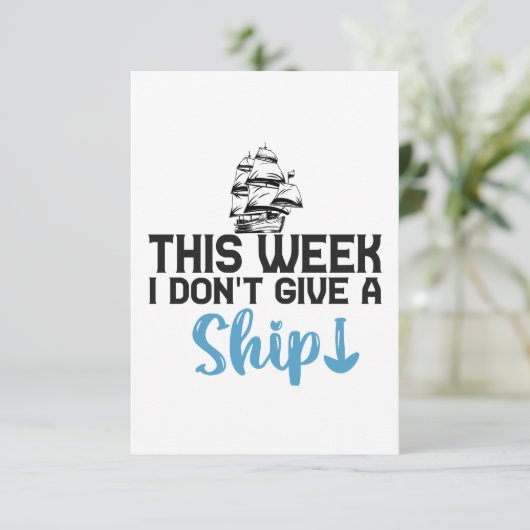 今週は船与え行きがおもしろいない サンキューカード (スタンド正面)