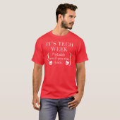 今週は頑張った、来週も頑張ろう ミュージカルクルー Tシャツ (正面フル)