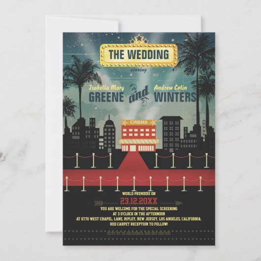 今遊の 招待状 (正面)