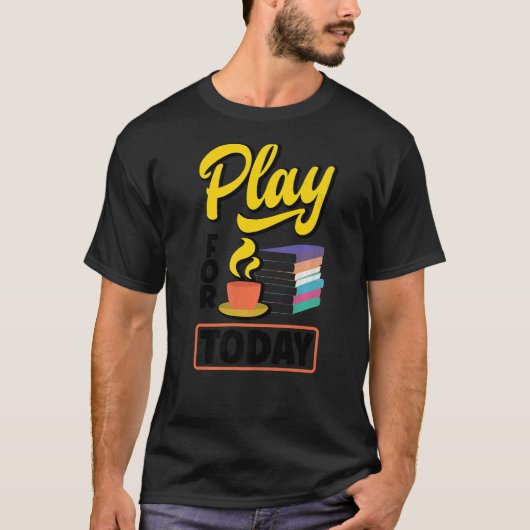 今遊日茶飲みティーティーブルーイングカップO Tシャツ (正面)