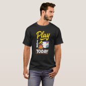 今遊日茶飲みティーティーブルーイングカップO Tシャツ (正面フル)