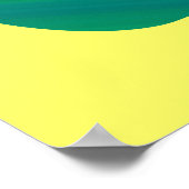 今雇用する笑顔の顔ポスター ポスター (角)