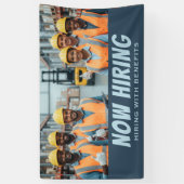 今雇用と福利厚生バナー – カスタム 横断幕 (縦)