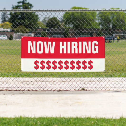 今雇用ドルシンボルや象徴大規模バナー 横断幕 (インサイチュ)