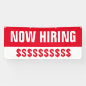 今雇用ドルシンボルや象徴大規模バナー 横断幕 (横)