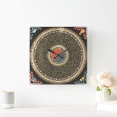 今2時 スクエア壁時計 (ホーム)