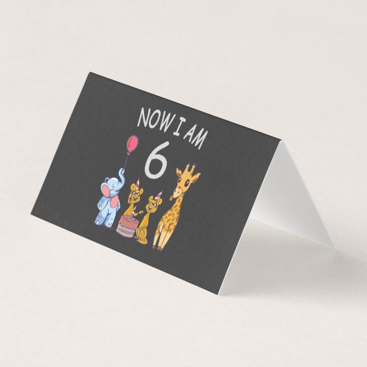 今6歳になりました 動物園での6歳の誕生日 (正面)