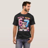 今6歳 来年7歳 ウーパールーパー アイスクリーム Tシャツ (正面フル)