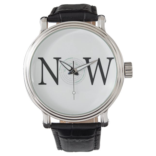 今：今しかない 腕時計 (正面)