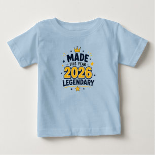 今【令和8年】も伝説の年にしてやる！ トドラーTシャツ ベビーTシャツ