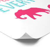 今、私たちは全ての象のポスタープリント ポスター (角)