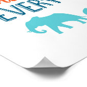 今、私たちは全ての象のポスタープリント ポスター (角)