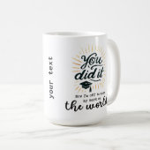 今、私はオフ コーヒーマグカップ (正面右)