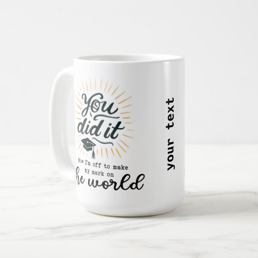 今、私はオフ コーヒーマグカップ (正面左)